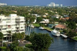 Aerial View of Boat Canals