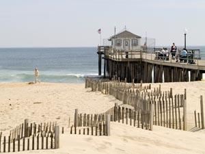 Beach Pier at Jersey Shore